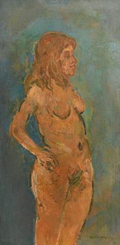 Stella Steyn, Standing Nude at Morgan O'Driscoll Art Auctions