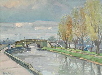 Robert Taylor Carson, Harold's Cross Bridge (1985) at Morgan O'Driscoll Art Auctions