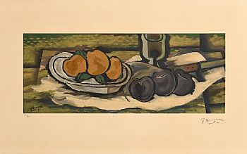 Georges Braque, Still Life with Fruits (1955) at Morgan O'Driscoll Art Auctions