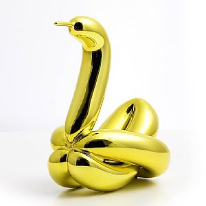 Jeff Koons, Balloon Swan (Yellow) (2017) at Morgan O'Driscoll Art Auctions
