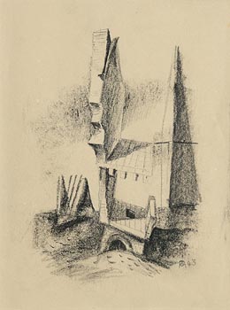 Colin Middleton, Building (1943) at Morgan O'Driscoll Art Auctions