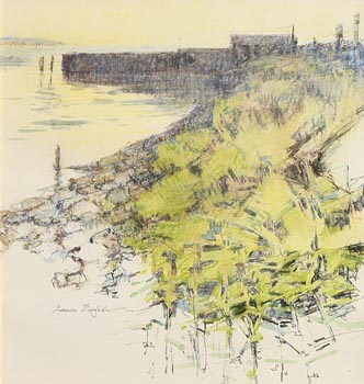 James English, Old Jetty, Clew Bay at Morgan O'Driscoll Art Auctions