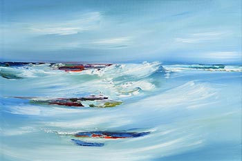 Majella O'Neill Collins, Evening Seas, Sherkin Island (2018) at Morgan O'Driscoll Art Auctions