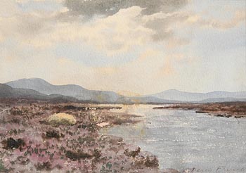 Percy French, Connemara Landscape at Morgan O'Driscoll Art Auctions