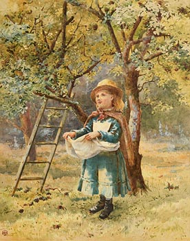 Helen Sophie O'Hara, The Apple Picker at Morgan O'Driscoll Art Auctions