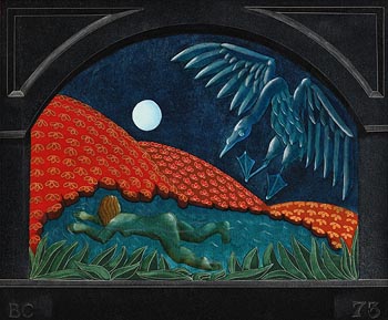 Barry Castle, Moonlight (1973) at Morgan O'Driscoll Art Auctions