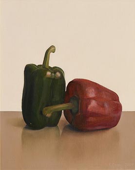 Comhghall Casey, Green Pepper, Red Pepper (2007) at Morgan O'Driscoll Art Auctions