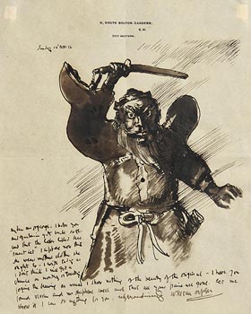 Sir William Orpen, A Bearded Barbarian (1912) at Morgan O'Driscoll Art Auctions