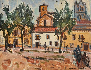 Henry Healy, Continental Village Square at Morgan O'Driscoll Art Auctions