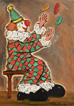 Juggling Clown at Morgan O'Driscoll Art Auctions