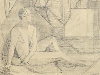 Mainie Jellet, Seated Nude at Morgan O'Driscoll Art Auctions