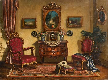 Janos Czene, Elegant Interior at Morgan O'Driscoll Art Auctions