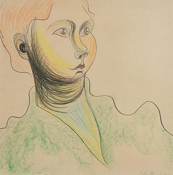 Colin Middleton, Portrait of a Lady (1948) at Morgan O'Driscoll Art Auctions