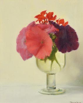 Thomas Ryan, Pansies (1983) at Morgan O'Driscoll Art Auctions