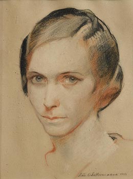 Sean O'Sullivan, Portrait of Claire Liddy (1929) at Morgan O'Driscoll Art Auctions