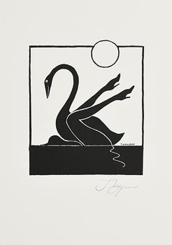Tomi Ungerer, Leda and the Swan at Morgan O'Driscoll Art Auctions