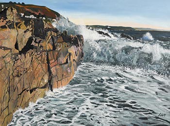 Dorothee Roberts, Luminous Prancing Upon Ocean Waves, Myrtleville, Co Cork at Morgan O'Driscoll Art Auctions
