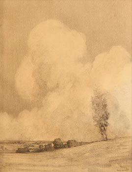 Paul Henry, Landscape and Clouds at Morgan O'Driscoll Art Auctions