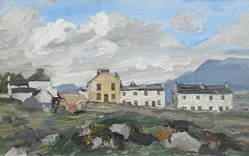 Jack Butler Yeats, Roundstone, Connemara (1916) at Morgan O'Driscoll Art Auctions