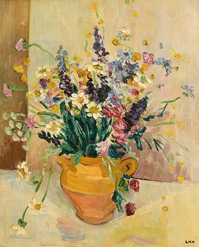 Letitia Marion Hamilton, Still Life - Flowers in a Vase at Morgan O'Driscoll Art Auctions