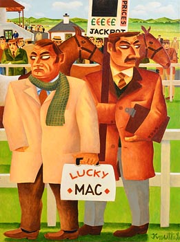 Graham Knuttel (1954-2023), Lucky Mac at Morgan O'Driscoll Art Auctions