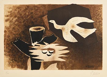 Georges Braque, Bird Returning to It's Nest (c.1956) at Morgan O'Driscoll Art Auctions