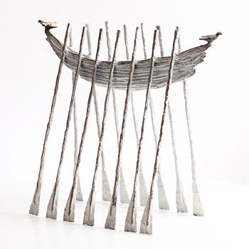 John Behan, Oar Boat with Peace Doves at Morgan O'Driscoll Art Auctions