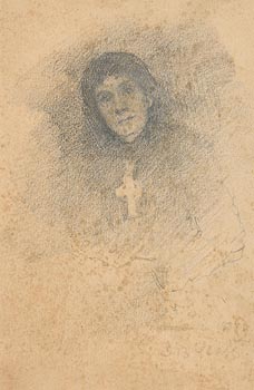 John Butler Yeats, Female Portrait (1887) at Morgan O'Driscoll Art Auctions
