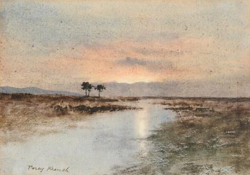 William Percy French, Evening Light at Morgan O'Driscoll Art Auctions