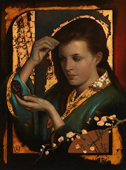 Ken Hamilton, Girl in Kimono at Morgan O'Driscoll Art Auctions