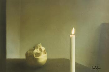 Gerhard Richter, Sch�del mit Kerze (Skull with Candle) at Morgan O'Driscoll Art Auctions