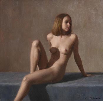 Harry Holland, Reclining Nude at Morgan O'Driscoll Art Auctions