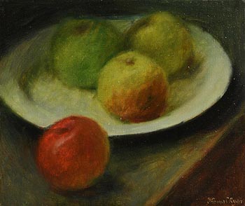 Thomas Ryan, Still Life - Bowl of Apples at Morgan O'Driscoll Art Auctions