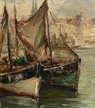 Samuel Connolly Taylor, Breton Harbour at Morgan O'Driscoll Art Auctions