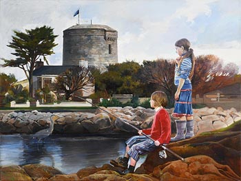 Oisin Roche, Sandycove (Ulysses), Joyce's Tower (2006) at Morgan O'Driscoll Art Auctions