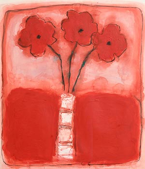 Neil Shawcross, Poppies (1989) at Morgan O'Driscoll Art Auctions