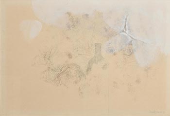 Derrick Greaves, Winter Drawing - Bottle (1970) at Morgan O'Driscoll Art Auctions