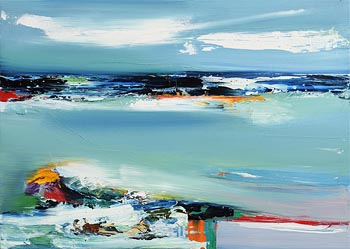 Majella O'Neill Collins, Seas Sherkin Island (2019) at Morgan O'Driscoll Art Auctions