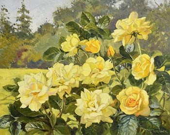 Geraldine  M. O'Brien, Roses at Morgan O'Driscoll Art Auctions