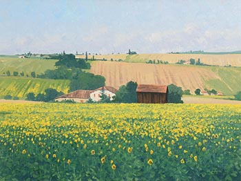 Brett McEntaggart, Summer Fields, France (2004) at Morgan O'Driscoll Art Auctions