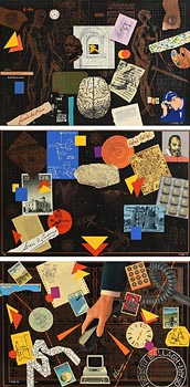 Robert Ballagh, Silicon Suite, I, II, III (1986) at Morgan O'Driscoll Art Auctions