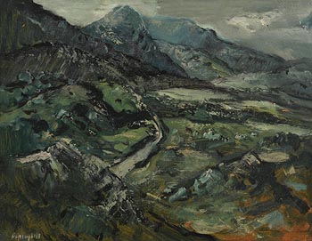 George Campbell, Cork Mountains II at Morgan O'Driscoll Art Auctions