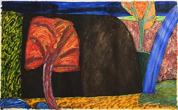 William Crozier, The Black Barn (1989) at Morgan O'Driscoll Art Auctions