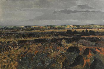 Colin Middleton, The Garry Bog, Portrush (1958) at Morgan O'Driscoll Art Auctions