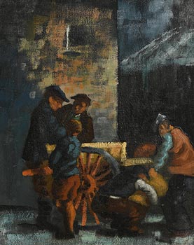 Lilian Lucy Davidson, Market Day, The Claddagh at Morgan O'Driscoll Art Auctions