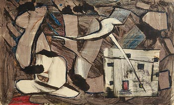 Gerard Dillon, Abstract Landscape at Morgan O'Driscoll Art Auctions