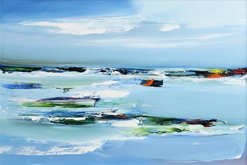 Majella O'Neill Collins, Swell Offshore, Sherkin Island (2020) at Morgan O'Driscoll Art Auctions