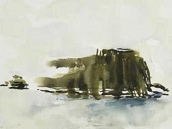 Pat Harris, Scarrif Island from Cill Rialaig (2007) at Morgan O'Driscoll Art Auctions