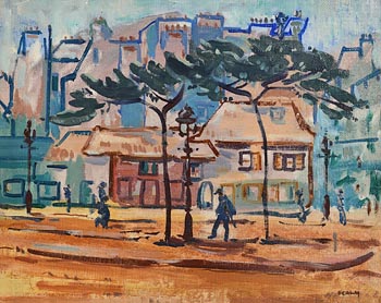 Henry Healy, Continental Street Scene at Morgan O'Driscoll Art Auctions
