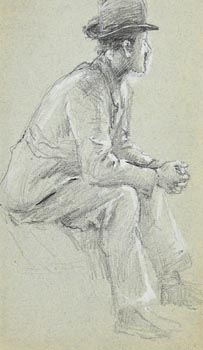 John Butler Yeats, Waiting Patiently at Morgan O'Driscoll Art Auctions